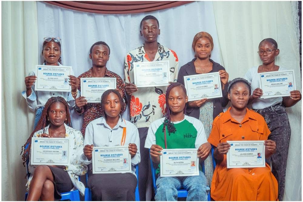 University scholarship student supported through BCP's sponsorship program
